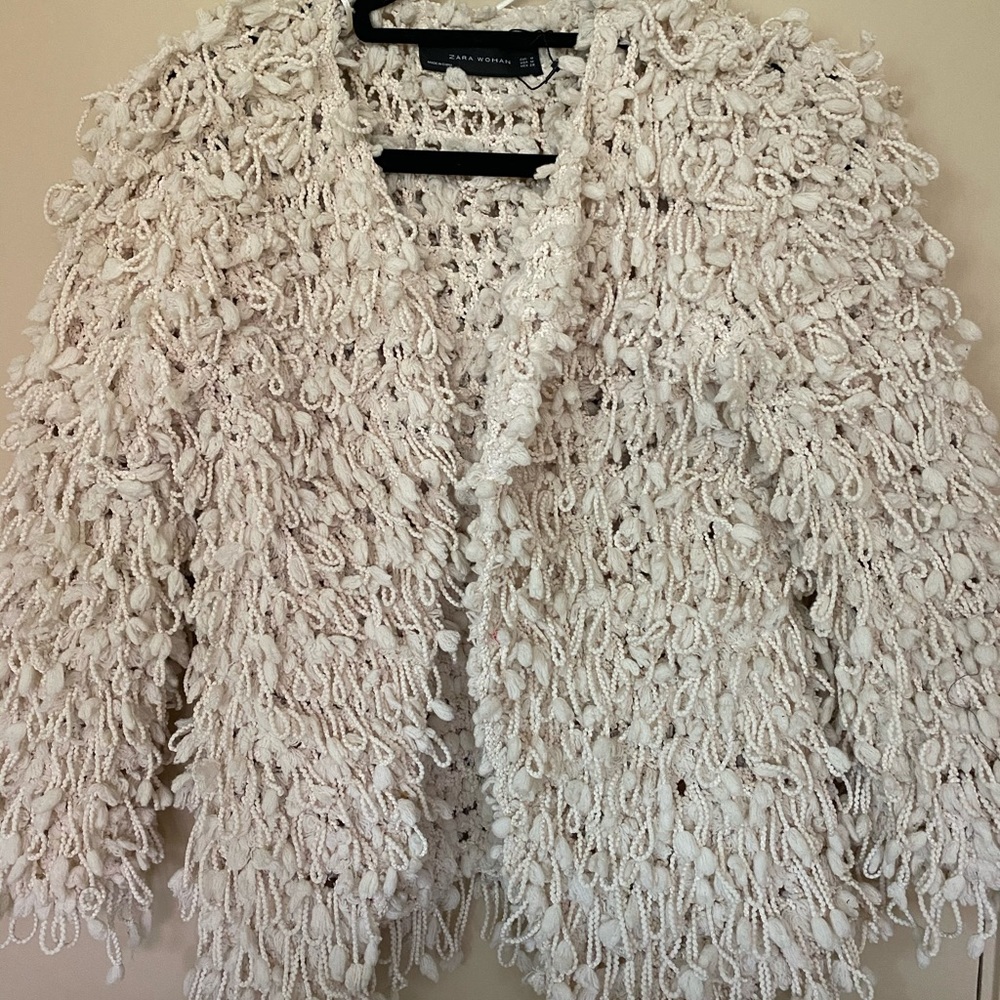 Zara faux fur coat
